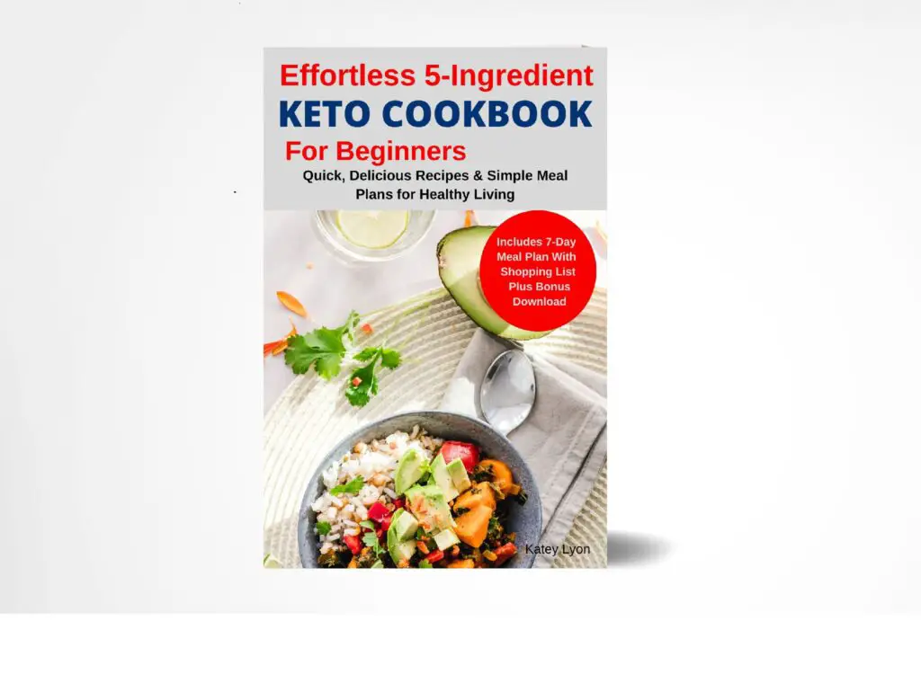 5 ingredients keto cookbook