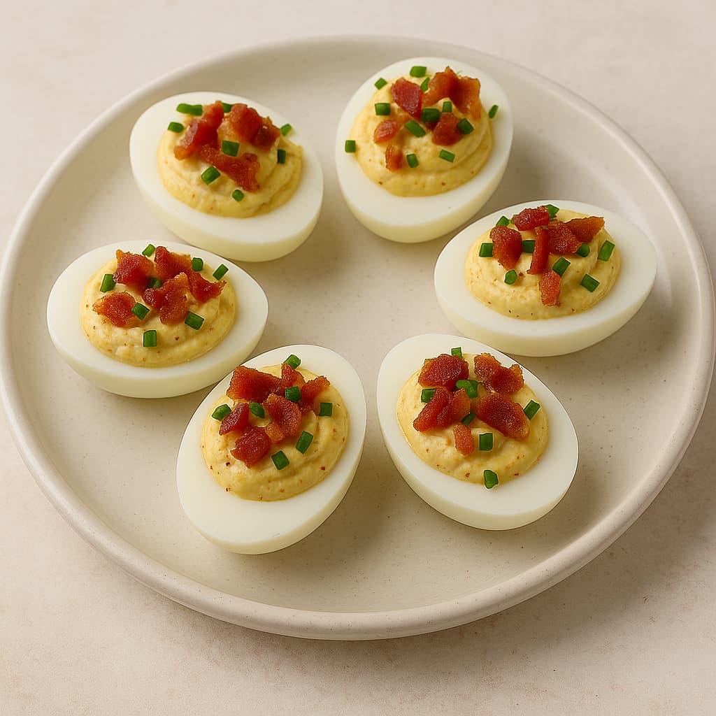 Bacon & Chive Deviled Eggs