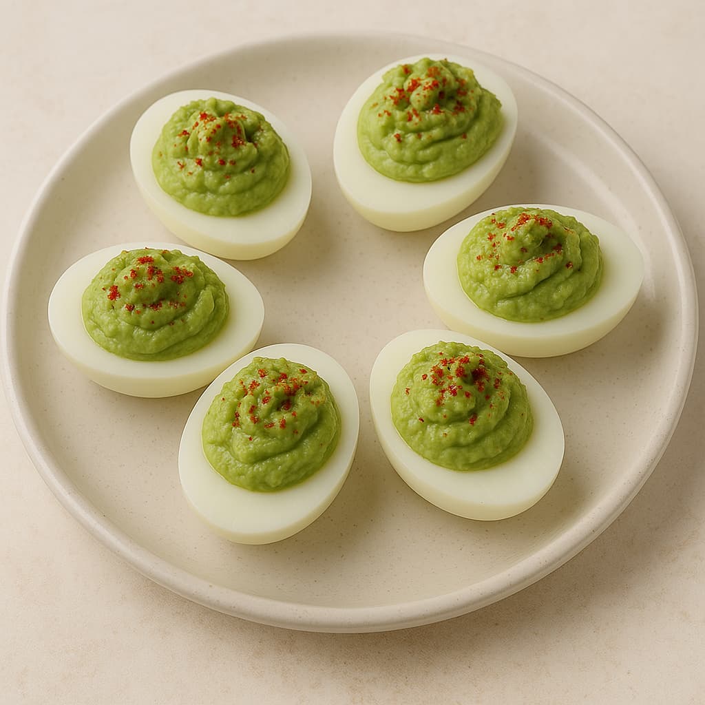 Avocado Deviled Eggs