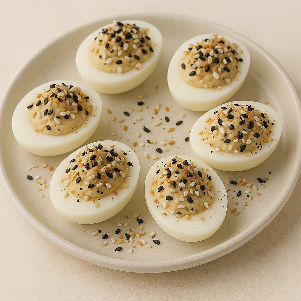 Everything Bagel Deviled Eggs