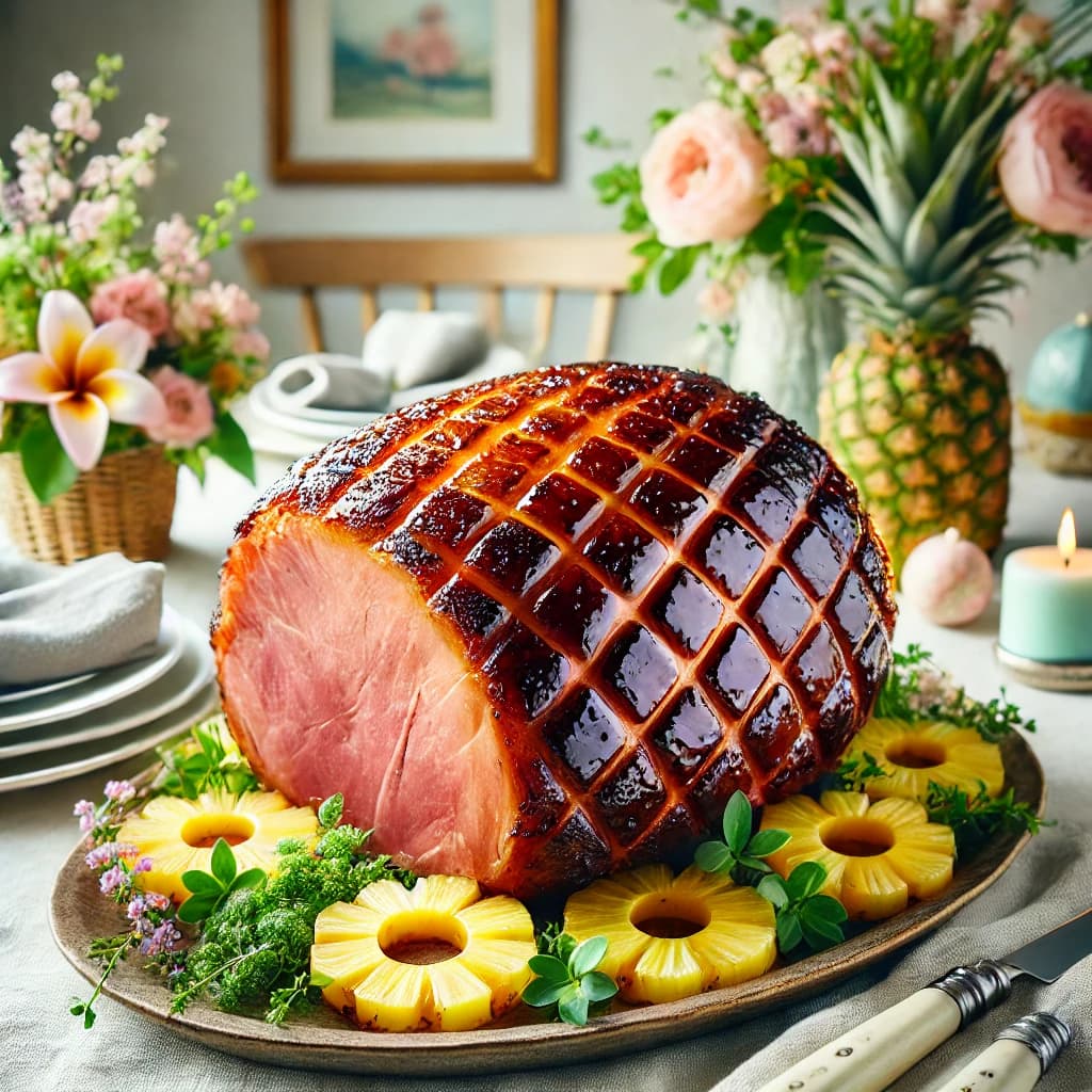 glazed ham