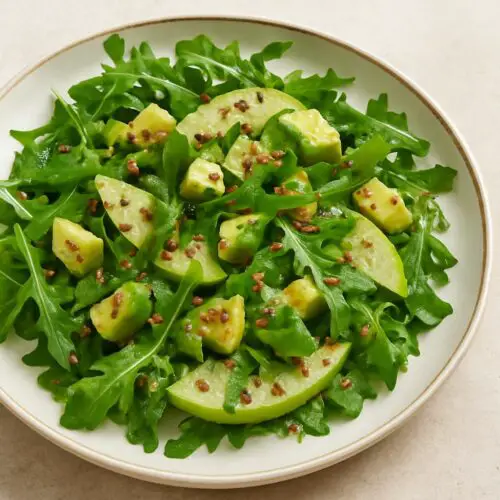 Apple Avocado Arugula Salad