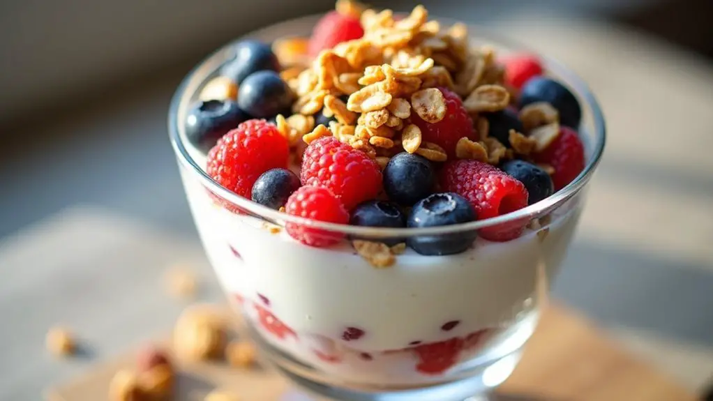 greek yogurt protein parfait