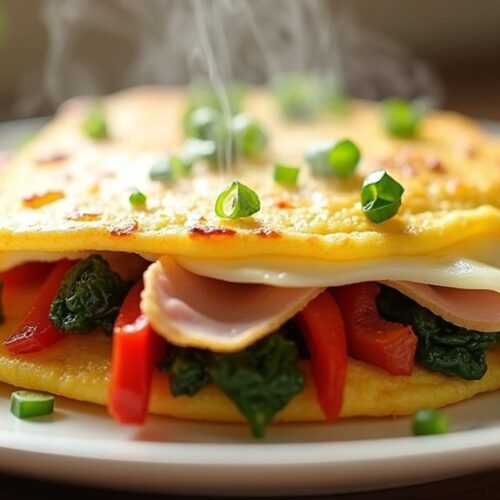 healthy egg white omelette