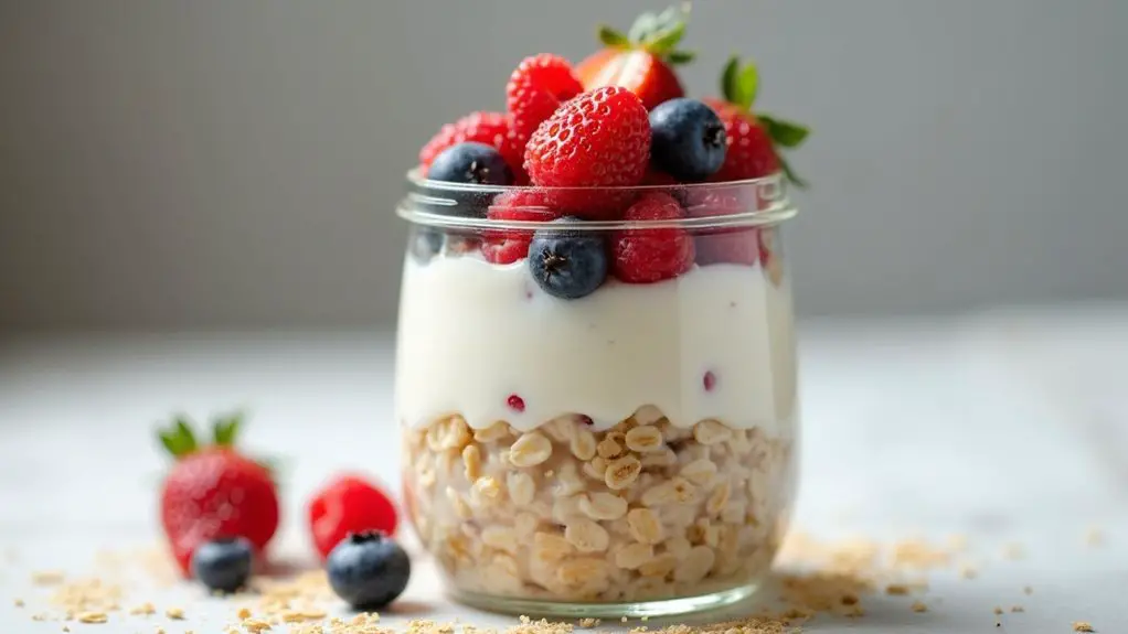 protein packed overnight oats