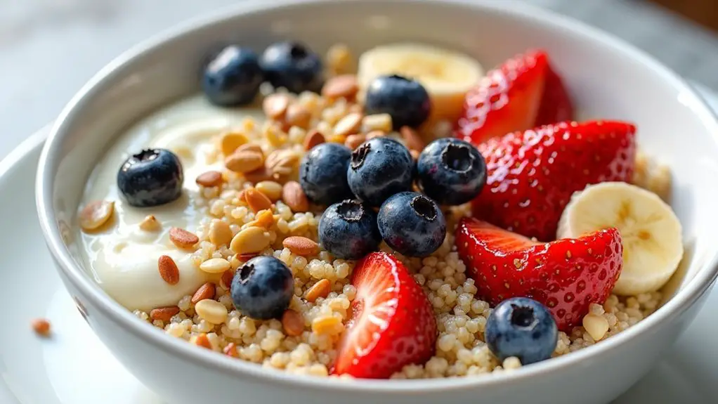 protein rich breakfast bowl