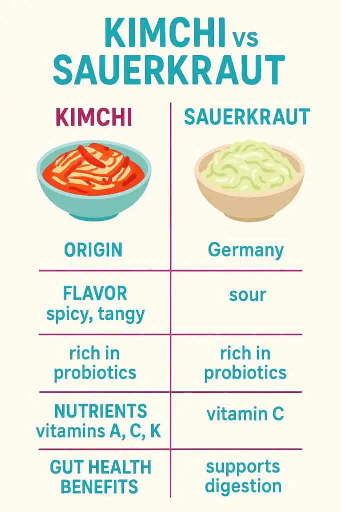 Kimchi vs Sauerkraut