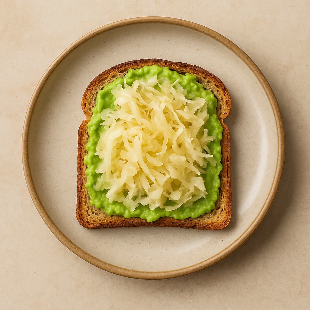 Sauerkraut Avocado Toast