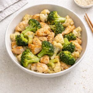 Paleo Chicken, Broccoli, and Cauliflower Stir-Fry